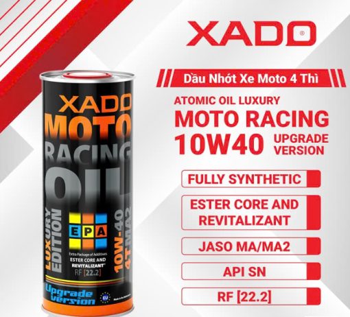 Xado Moto Racing 4T 10W40 (Upgrade Version) RF 22.2