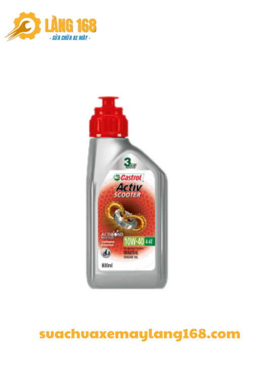 Nhớt Castrol Activ Scooter 10W-40