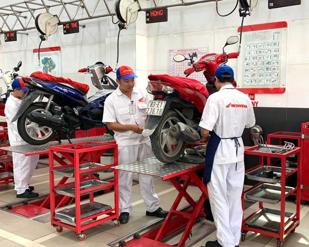 Sua xe honda gioi