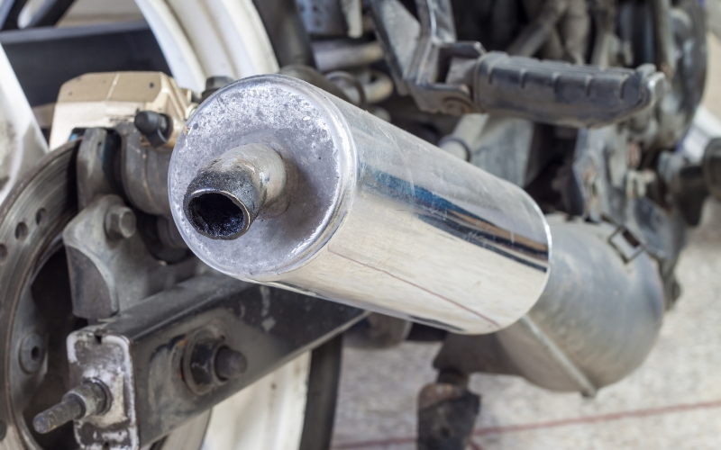 Nguyên nhân khiến pô xe máy bị hư