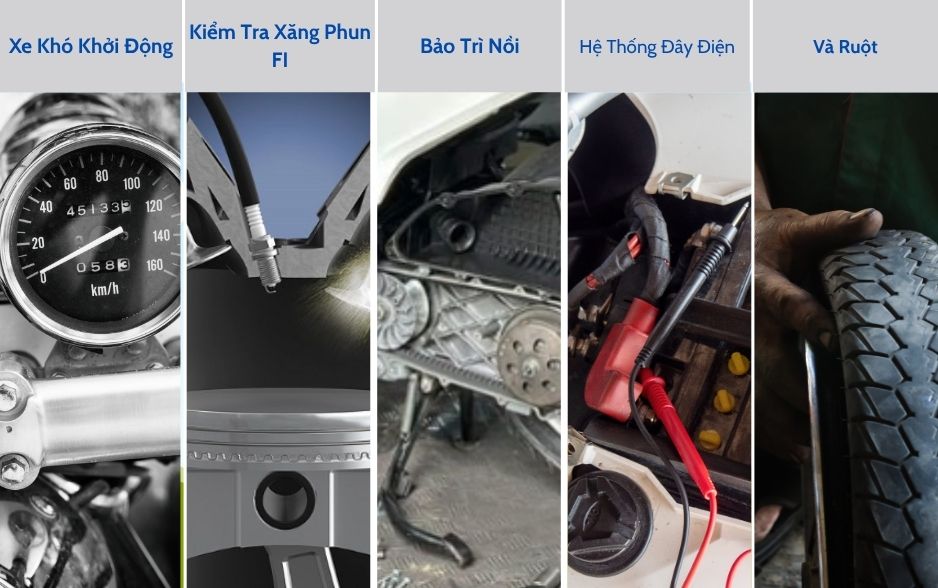 sửa xe pìago