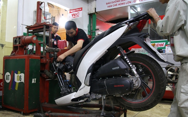 Sửa xe SH chuyên nghiệp Dọn xe SH chuẩn