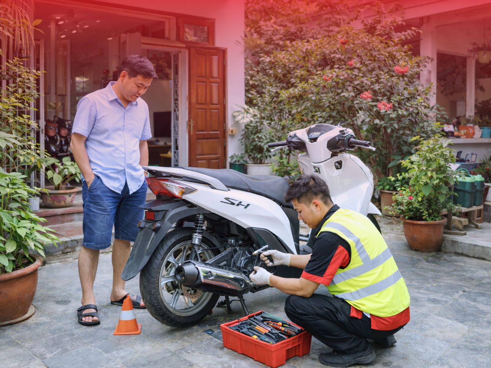 Sửa xe máy tận nơi