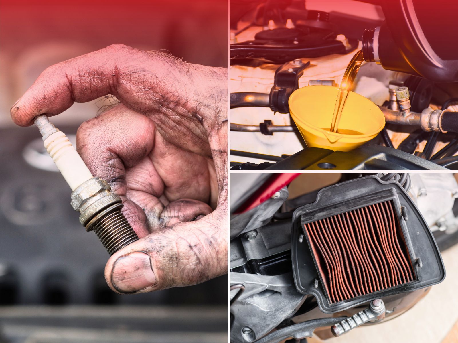 Thay nhớt – lọc gió – bugi