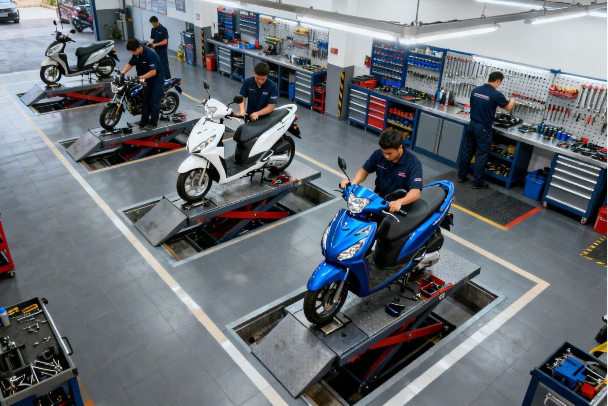 Bảo dưỡng xe máy định kỳ