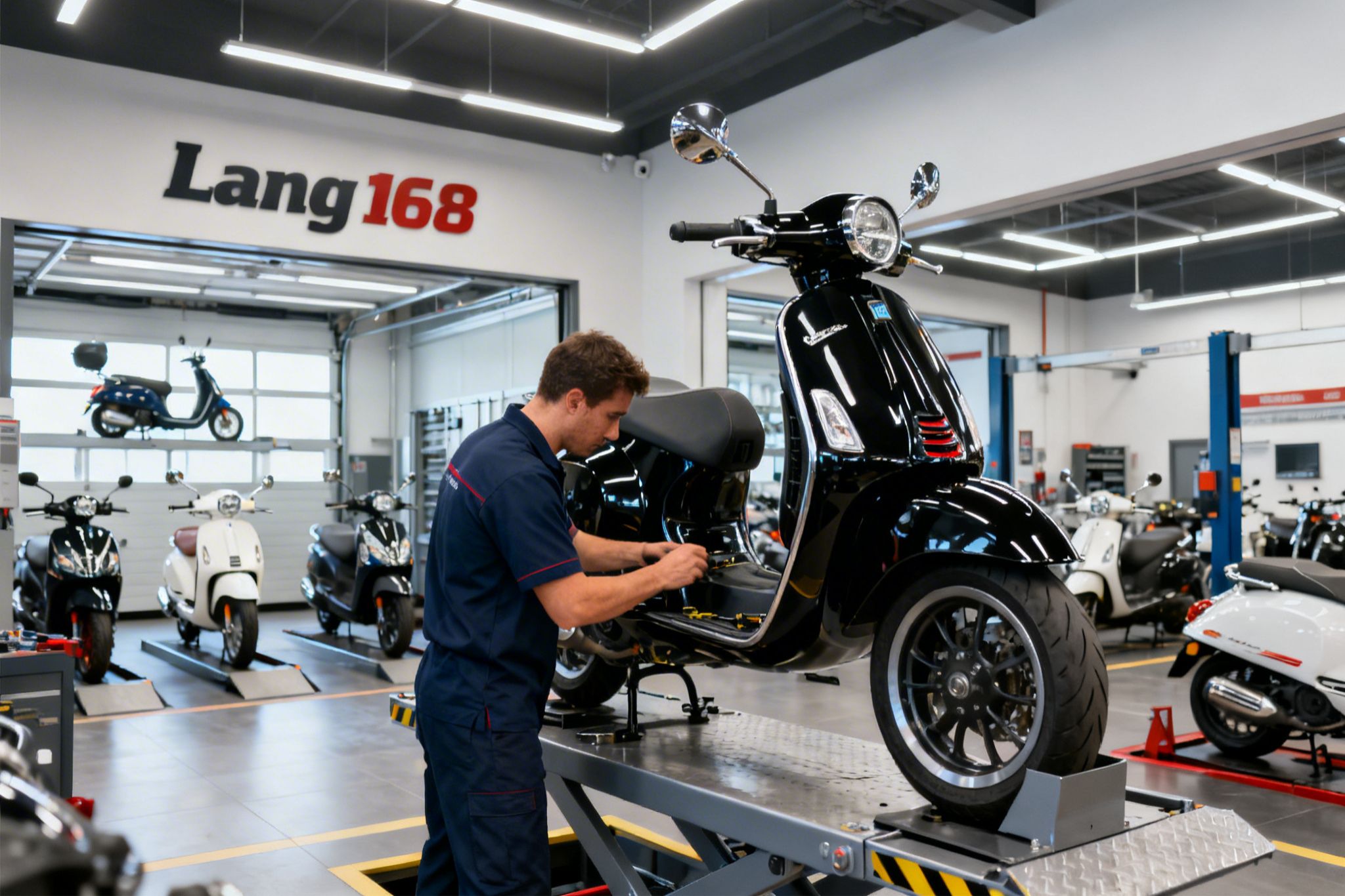 Bảo dưỡng xe Vespa uy tín