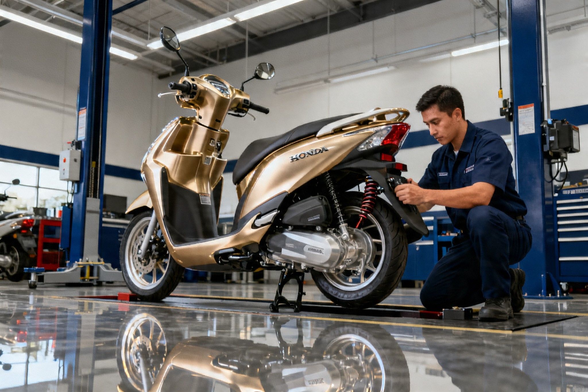 Bão dưỡng xe Vision chuyên nghiệp